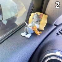 ราคา LEI ทอมเจอร์รี่สำหรับตกแต่งรถบ้านแมวและเมาส์ตุ๊กตาแอ็กชันฟิกเกอร์น่ารักเดสก์ท็อป (20807808732)