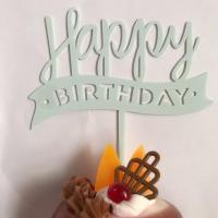 ราคา ป้ายปักเค้กวันเกิด ป้ายปักเค้กHBD อคิลิค ป้ายปักเค้กวันเกิดHBD สีเงิน โรสโกลด์ ชมพู ฟ้า ส่ง6บาท (19088483246)