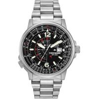 ราคา Citizen Eco Drive Promaster Nighthawk Quartz Mens Watch Stainless Steel Pilot watch Silver Tone Model BJ7000 52E (20364102503)