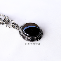 ราคา VINTAGE NECKLACE สร้อยคอวินเทจ ประดับหิน เลือกแบบและสีได้ หินเทอร์ควอยซ์ รุ่น siam vintage1060 by siamonlineshop (21310260506)