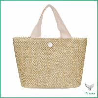 ราคา กระเป๋าถือ กระเป๋าสานสไตล์สาวญี่ปุ่น เเฟชั่น กระเป๋าถือสตรีฟาง handbag มีสินค้าพร้อมส่ง Eliana (13951493133)