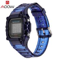 ราคา ฝาสายเรซินสำหรับ Casio G SHOCK DW 5600 GW M5610 5600 GLS 5600ผู้ชายวัสดุ TPU ใสเปลี่ยนสายนาฬิกาข้อมือป้องกันชุดที่เก็บของ (20970222334)