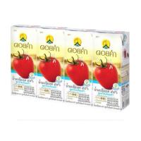 ราคา น้ำมะเขือเทศ 99 สูตรโซเดียมต่ำ ตราดอยคำ 4 X 200 มล แพ็ค รหัสสินค้า 30889 (20833955047)