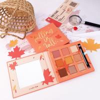 ราคา พน้อมส่ง BrushToo 9 COLOR EYESHADOW PALETTE Falling in fall (20248656325)