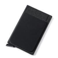 ราคา Rfid Smart Wallet Card Holder Metal Thin Slim Men Women Purse Pop Up Minimalist Card Wallet Small Black Metal Credential Holder (19688462330)