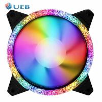 ราคา พัดลม120Mm RGB พัดลมเคสคอมพิวเตอร์สีสันสดใส DC12V 3pin ขนาดเล็ก ใบใหญ่11ใบ4pin (17395142859)