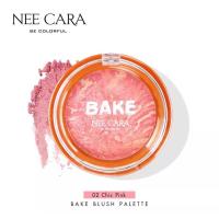 ราคา บลัชออน NEE CARA BAKE N326 ปัดแก้มนีคาร่า ปัดแก้มเนื้อคุกกี้ ผสมชิมเมอร์ สีสันสวยสดใสสีสวยฉ่ำวาว (16586628566)