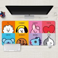 ราคา แผ่นรองเมาส์ขนาดใหญ่พิเศษเกาหลี BT21 BTS รอบโต๊ะการ์ตูนน่ารักแผ่นรองโต๊ะคอมพิวเตอร์ขนาดใหญ่ (20474121555)