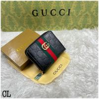 ราคา GG กระเป๋าสตางค์กุชชี่ กระเป๋าเงินGG ใบสั้นซิปรอบ สินค้าขายดี (13296660799)