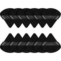 ราคา พัฟแป้งพัฟฟองน้ำกำมะหยี่ทรงสามเหลี่ยม2 12ชิ้นสำหรับผิวหน้าดวงตาคอนทัวร์อุปกรณ์แต่งหน้ารองพื้นเครื่องสำอาง (21341420161)