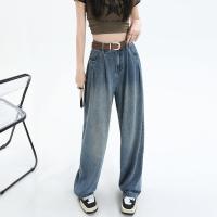 ราคา กางเกงยีนส์ทรงกระบอกใหญ่ ขายาวแถมเข็มขัด สินค้าพร้อมส่ง 941 NZ (20210195337)