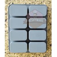 ราคา Freshyware พิมพ์ซิลิโคน สี่เหลี่ยมผืนผ้า ขอบมน 6 หลุม พิมพ์วุ้น ถาดน้ำแข็ง พิมพ์ขนม พิมพ์สบู่ chocolate food grade Silicone mold baby (18003152016)
