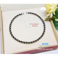 ราคา กำไลเงินแท้92 5 กำไลแบบรมดำ หนัก 2 สลึงตัน เหมาะสำหรับข้อมือ 6 2 6 8 นิ้ว ปรับขยายได้ เรือนเงินแท้ (19334691442)