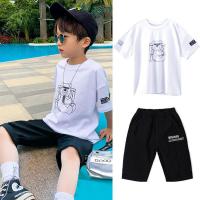 ราคา LANBAO ชุดเด็กผู้ชาย เสื้อผ้าเด็กผช ชุดเด็กผู้ชาย9 12 ชุดเด็กชายเท่ๆ ชุดหล่อเด็กชาย เสื้อผ้าเด็กโต10 (15050537434)