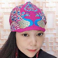 ราคา หมวกคลุมหัวรุ่นเดียวกันกับหยางลี่ผิงหมวกสไตล์ชนเผ่าสำหรับผู้หญิงปักลายสไตล์จีนแบบใหม่หมวกคลุมหัวผ้าโพกหัวผ้าฝ้ายผสมผ้าลินินแบบลำลอง (20171566736)