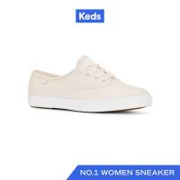 ราคา KEDS รองเท้าผ้าใบหนัง แบบผูกเชือก รุ่น CHAMPION PREM LEATHER สีชมพูอ่อน WH67556 (19870902680)