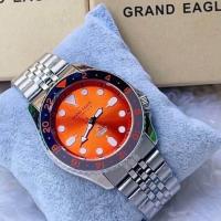 ราคา Amarica Eagle ชื่อใหม่Grand Eagle นาฬิกาแท้กันน้ำ ผ้าเช็ด เซ็ทเวลา แถมกล่องหมอนฟรี (20442116628)