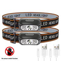 ราคา ไฟฉายคาดหัว LED ขนาดเล็กชาร์จไฟได้ในตัวมีแบตเตอรี่ในตัว USB ไฟฉายคาดศีรษะสำหรับออกค่ายพักแรมกลางแจ้ง (21341913635)