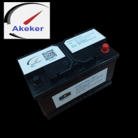 ราคา Akeker 58043 Automotive Battery 12V 80AH CCA730 Deep Cycle Rechargeable Lead Acid Batteries for Electric Car (21288652727)