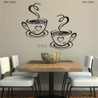 ราคา Hot Sale ถ้วยกาแฟคาเฟ่ชาสติ๊กเกอร์ติดผนังรูปลอกศิลปะไวนิลตกแต่งห้องครัวร้านอาหารผับ (19888472599)