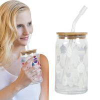 ราคา Christmas Drinking Glasses Color Changing Drinking Cups Glass for Christmas Reusable Christmas Socks Snowflake Gloves Iced Coffee Cup with Straws for Home Party Wedding Travel well suited (20343937591