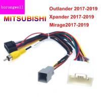 ราคา สำหรับฮอนด้าใช้สำหรับมิตซูบิชิ Outlander Xpander Mirage 2017 2019วิทยุสเตอริโอรถยนต์บังเหียนมีสายชุดหัว16pin สายไฟ (17978911215)
