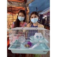 ราคา กรงหนูแฮมเตอร์ ขนาด 55 cm พร้อมอุปกรณ์เกรด A ได้อุปกรณ์ครบตามภาพ กรงแฮมเตอร์ กรง shobi M0301 (17433352702)