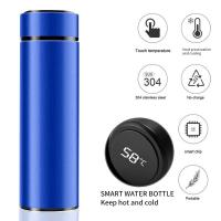 ราคา กระติกน้ำเก็บ ความเย็น กระบอกน้ำอัจฉริยะ 500ml กระบอกน้ำสแตนเลส LED แก้วน้ำเก็บอุณหภูมิ จอแสดงผล กระบอกน้ำเก็บอุณหภูมิ (19502129712)