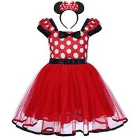 ราคา DISNEY ชุดมินนี่เมาส์สำหรับเด็กทารกเค้ก Smash Tutu ตาข่าย Polka Dot เด็กวัยหัดเดินทารกงานเลี้ยงวันเกิด Frock เด็ก Mickey คอสเพลย์ (20544898891)