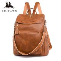 ราคา LUFAWNกระเป๋าเป้สะพายหลังกระเป๋านักเรียนคลาสสิกสำหรับผู้หญิงความจุขนาดใหญ่และกระเป๋าหลายใบ 1369 (18826406611)