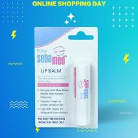 ราคา Baby Sebamed lip balm ลิปมันเด็ก ลิปบาล์ม ซีบาเมด 4 8 กรัม 1 ชิ้น หมดอายุ ลิปมัน ใช้ได้ตั้งแต่แรกเกิด (11401743109)