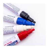 ราคา ปากกาเขียนยาง ชุด 4 ด้าม สีขาว ดำน้ำเงิน แดง แต้มทะเบียนรถ ญี่ปุ่น เขียนเหล็ก โลหะ อาร์ทไลน์ หัวตัด ขนาด 2 4 มม แต้มสีล้อ (213834235)