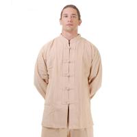 ราคา เสื้อม่อฮ่อมสีน้ำตาลไหม้ เสื้อผ้าฝ้าย เสื้อจีน เสื้อเหมา เสื้อกังฟู เสื้อเส้าหลิน เสื้อตรุษจีนชาย เสื้อผ้าฝ้ายสีน้ำตาล Kung Fu Chinese Shirt (11906822987)