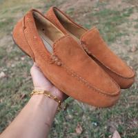 ราคา ส่งฟรี 7Uk 7 5us 25 5Cm รองเท้า CLARKS Penny Driving Loafers รุ่น Active แอร์ Air Flow System Pre owned Authentic (21357642262)