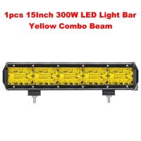 ราคา ทางวิบากไฟ LED nlpearl 4 20นิ้วไฟหน้า LED 120W สีเหลืองสำหรับรถบรรทุก JEEP suaz 4x4รถแทรกเตอร์เรือ ATV 12V 24V (21170469579)