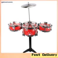 ราคา Broadfashion Jazz Drum Set Toy For Kids Musical Instruments Toys Drum Kit With Cymbal Drumsticks Gift For Boys Girls (20724314496)
