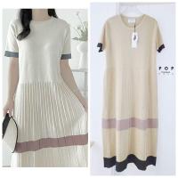 ราคา ชุดเดรสผู้หญิง เดรส ชุดเดรส dress เดรสผู้หญิง ชุดเดรสสวยๆหรู เดรสผ้าไหมพรมคาดิแกนเนื้อดี by POPUP Fashion ทอลายทูโทน ด้านข้างผ่าเล็กน้อย งานเรียบหรูดูแพงมากๆ ห้ามพลาดค่ะ (20143893145)
