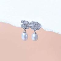 ราคา ต่างหูเงิน 925 มุกแท้สีขาว ประดับพลอย cz (20421040338)