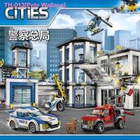 ราคา Pete Wallace Compatible with lego city series boys assembled building blocks present outbreak ambulance hospital building headquarters (19792123849)