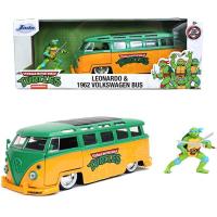 ราคา Volkswagen Bus T1 1962 Leonardo TV Series Teenage Mutant Ninja Turtles Met figuur Groen Geel 1 24 Jada Toys (16731804619)