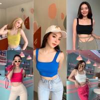 ราคา Top zara เสื้อทอปสายเดี่ยวผ้าไหมพรหมงานชนชอปเลดี้ปรางใส่ พร้อมส่ง (8670265710)