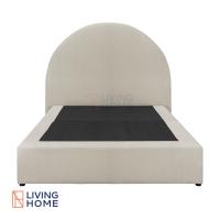 ราคา ผ่อน0 Livinghome FurnitureMall เตียงนอน ขนาด 3 5 5 6 ฟุต รุ่น LESTER สีชมพู เขียว เทา ฟ้าอมเทา ครีม เตียงสไตล์มินิมอล (15881101877)