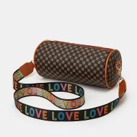 ราคา กระเป๋าหมอนหนุนไหล่พิมพ์ลายเสือดาวแบบเรียบง่ายแฟชั่นใหม่กระเป๋าทรงกระบอกพิมพ์ลายวงกลมลำลองตามสมัยนิยม (21045618321)