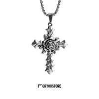 ราคา สร้อยคอโครมฮาร์ท พรีเมียม Chrome Hearts Necklace GD สร้อยโครมฮาร์ท (21388239802)