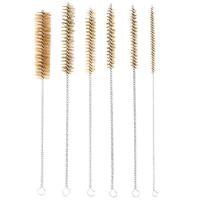 ราคา 6 Pcs Brass Tube Cleaning Brush Wire Brush Set Cleaning Polishing Tool Brass Wire Brush Set For Pipe Tube Cylinder Bores Cleaning Hand Tool (16699650872)