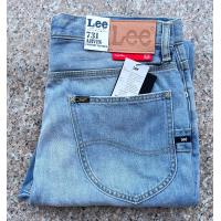 ราคา LEE กางเกงยีนส์ชาย สียีนส์ฟอกอ่อน ทรงสลิมเข้ารูป เป้าซิป ไม่ยืด ของแท้ (16704181923)