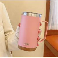 ราคา แก้วน้ำ แก้วกาแฟ TYESO แก้วมีหูจับ แก้วน้ำเก็บอุณหภูมิร้อน เย็น ขนาด400ml แก้วยกดื่มมีฝาปิดแบบสไลด์ (18725440844)