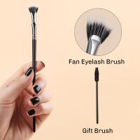 ราคา OVW Eyeliner Brush Precision Angled Eyeliner Eyelash Makeup Brush For Liquid Powder Liner Synthetic Hair Eyes Makeup Tools (16493347707)