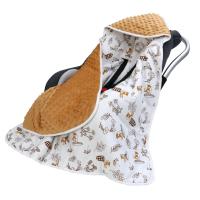 ราคา ทารกแรกเกิดมีฮู้ดผ้าฝ้ายผ้าห่มกับเข็มขัดผ้าอ้อมทารกผ้าห่มเสื้อฮู้ดขนแกะผ้าขนหนูผ้าเช็ดปาก (20448270535)