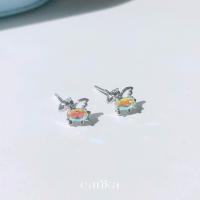 ราคา earika earrings little hologram pony stud ต่างหูแป้นยูนิคอร์นสีโฮโลแกรมก้านเงินแท้ มีให้เลือก 3 สี เหมาะสำหรับคนแพ้ง่าย (19560307316)
